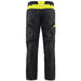 BLÅKLÄDER Trousers 14441832 Cotton, Elastolefin, PL (Polyester) Black, Yellow Size 42R