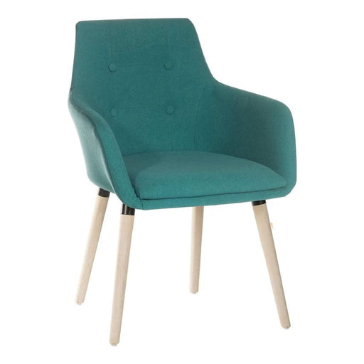 Contemporary 4 Legged Upholstered Reception Chair Jade (Pack 2) - 6929JADE