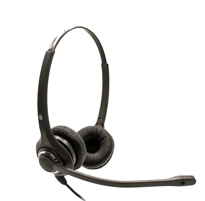 JPL 611PB Wired Stereo Headset Over the Head With Noise Cancellation QD Male With Microphone Grey