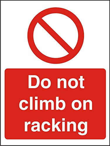 Prohibition Sign Do Not Climb Vinyl 30 x 20 cm