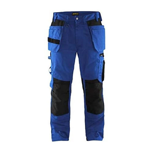 BLÅKLÄDER Trousers 15551860 Cotton, PL (Polyester) Black, Cornflower Blue Size 30S