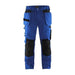 BLÅKLÄDER Trousers 15551860 Cotton, PL (Polyester) Black, Cornflower Blue Size 30S