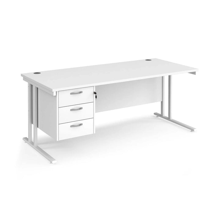 Dams International Desk MC18P3WHWH 1,800 x 800 x 725 mm