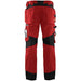 BLÅKLÄDER Trousers 15551860 Cotton, PL (Polyester) Red, Black Size 32R