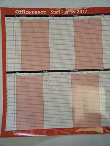 Viking Staff Planner 2024 Paper Red English