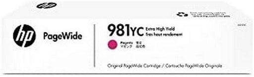 HP 981YC - Extra High Yield - magenta - original - PageWide - ink cartridge Contract - for PageWide Managed Color MFP E58650dn, PageWide Managed Color Flow MFP E58650z