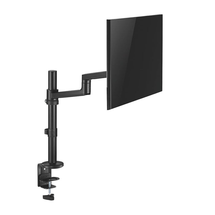 Neomounts DS60-425BL1 - Mounting kit (desk clamp mount, desk grommet, monitor arm, VESA adapter plate) - full-motion adjustable arm - for LCD display - steel - black - screen size: 17"-27"