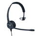 JPL 611PM Wired Mono Headset Over the Head With Noise Cancellation QD Male With Microphone Grey