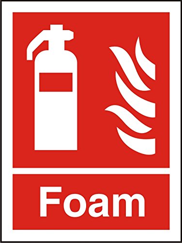 Fire Extinguisher Sign Foam Plastic 20 x 15 cm