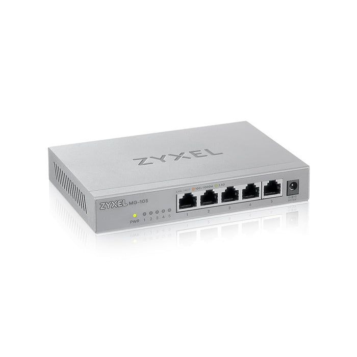 Zyxel MG-105 - Switch - unmanaged - 5 x 100/1000/2.5G Base-T - desktop