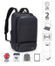 Falcon Laptop Backpack is0212 15.6 Inch Polyester Navy 33 x 10 x 46 cm