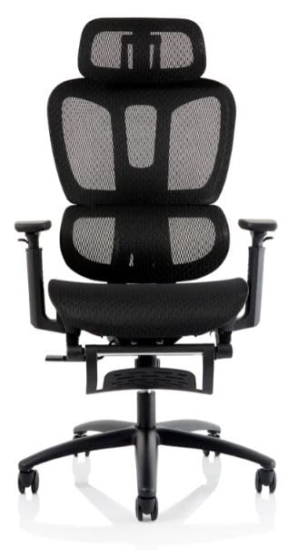 Horizon Executive Mesh Office Chair With Height Adjustable Arms Black - OP000319 -