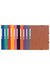 Elastic Folder Exacompta 5510E Mottled Pressboard Rubber Band 24 (W) x 0.3 (D) x 32 (H) cm Assorted Pack of 50