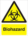 Warning Sign Biohazard Plastic 40 x 30 cm