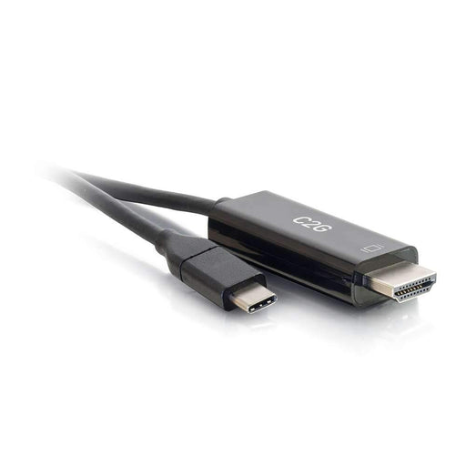 C2G 10ft USB C to HDMI Cable - M/M - Video / audio cable - 24 pin USB-C male reversible to HDMI male - 3.05 m - black - 4K support