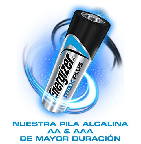 Energizer Alkaline Batteries Max Plus AA LR6 2550 mAh 1.5V Pack of 12