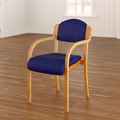 Nautilus Designs Conference Chair Dpa2050/A/Be/Bl Non Height Adjustable Blue Beech