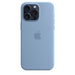 Apple - Back cover for mobile phone - MagSafe compatibility - silicone - winter blue - for iPhone 15 Pro Max