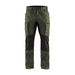 BLÅKLÄDER Trousers 14591845 Cotton, PL (Polyester) Army Green, Black Size 36R