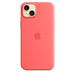 Apple - Back cover for mobile phone - MagSafe compatibility - silicone - guava - for iPhone 15 Plus