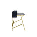 Alphason Desks AW21924 Black And Gold 1,200 (W) x 700 (D) x 895 (H) mm