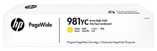 HP 981YC - Extra High Yield - yellow - original - PageWide - ink cartridge Contract - for PageWide Managed Color MFP E58650dn, PageWide Managed Color Flow MFP E58650z