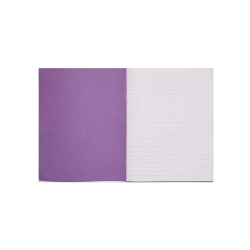 Rhino 9 x 7 Exercise Book 80 Page Ruled F8M Purple (Pack 100) - VEX554-300-6