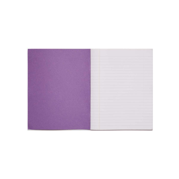 Rhino 9 x 7 Exercise Book 80 Page Ruled F8M Purple (Pack 100) - VEX554-300-6