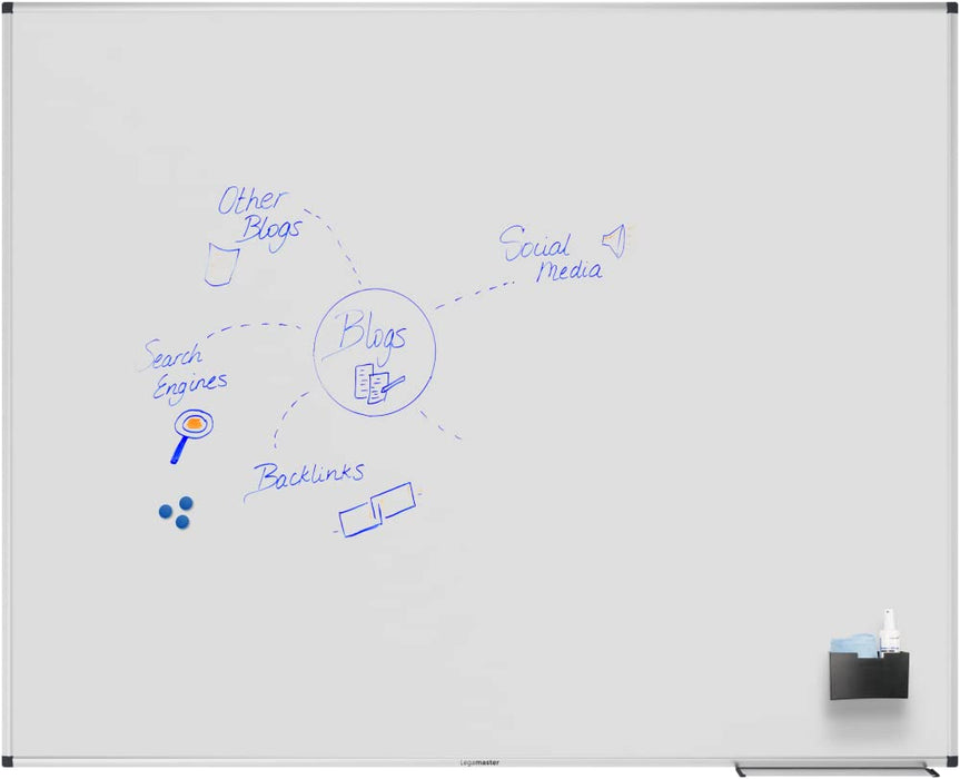 Legamaster UNITE PLUS Magnetic Whiteboard Enamel 150 x 120 cm