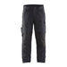 BLÅKLÄDER Trousers 14591845 Cotton, PL (Polyester) Mid Grey, Black Size 34R