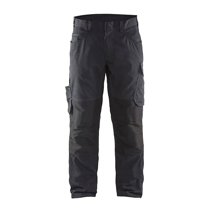 BLÅKLÄDER Trousers 14591845 Cotton, PL (Polyester) Mid Grey, Black Size 47S