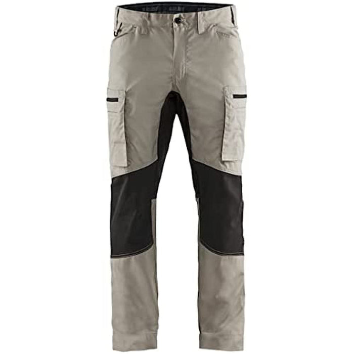 BLÅKLÄDER Trousers 14591845 Cotton, PL (Polyester) Stone, Black Size 43S