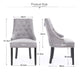 NEO Dining Chairs Non Height Adjustable Grey 2XKNOC-CHR-GREY 530 (W) x 660 (D) x 920 (H) mm Pack of 2