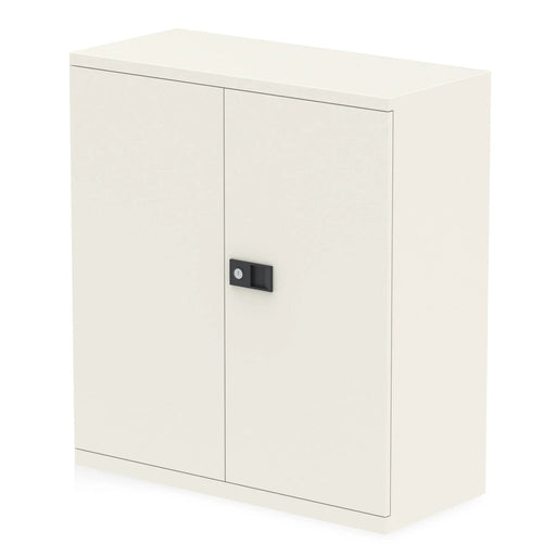 Bisley Regular Door Cupboard Lockable with 1 Shelf Steel E402A01ab9 914 x 400 x 1000mm Chalk