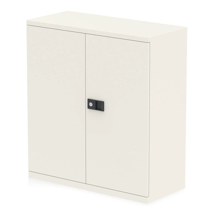 Bisley Regular Door Cupboard Lockable with 1 Shelf Steel E402A01ab9 914 x 400 x 1000mm Chalk