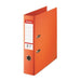 Esselte Lever Arch File No1 PP A4 75mm Orange PK10 - 811340