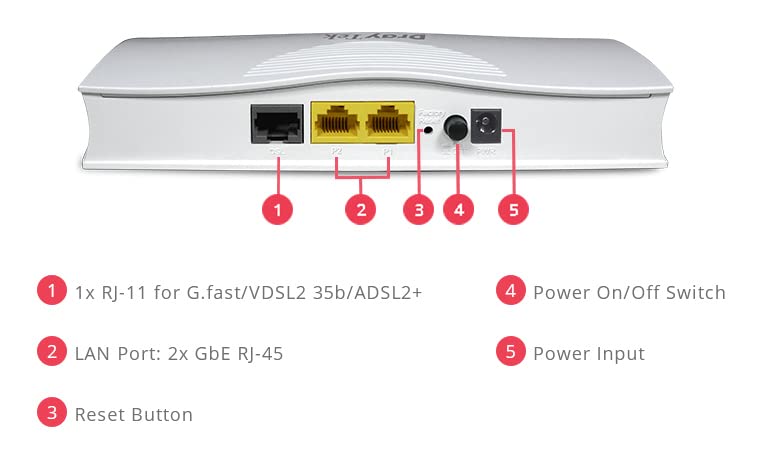 DRAYTEK Modem Router Vigor V167 White