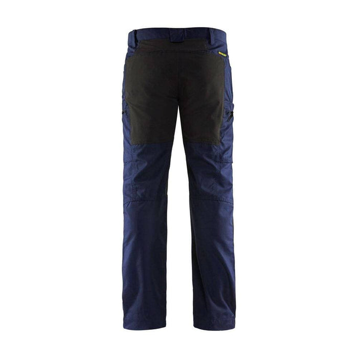 BLÅKLÄDER Trousers 14591845 Cotton, PL (Polyester) Navy Blue, Black Size 46R