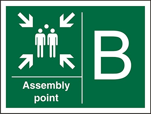 Safe Procedure Sign Assembly Point B Vinyl 30 x 40 cm