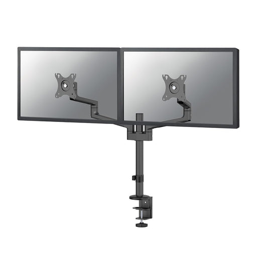 Neomounts DS60-425BL2 - Mounting kit (articulating arm) - full-motion - for 2 monitors - steel - black - screen size: 17"-27" - desk-mountable