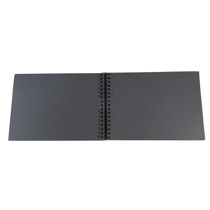 Exacompta Milano Photo Album Spiral Hardback Paper 22 x 32 x 3 cm Black