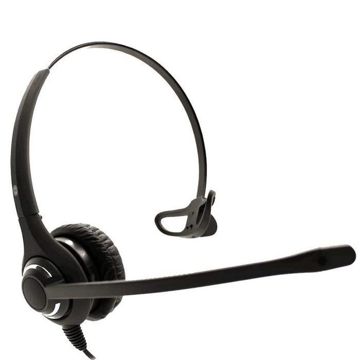 JPL 611PM Wired Mono Headset Over the Head With Noise Cancellation QD Male With Microphone Grey