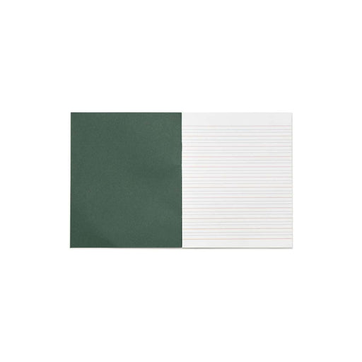 Rhino 8 x 6.5 Inches Learn to Write Book 32 Page Narrow-Ruled Dark Green (Pack 100) - SDXB6-8