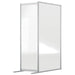 Nobo Freestanding Protective Room Divider Screen Extension Premium Plus 600 x 1800 x 600mm Aluminium, Plexiglass Acrylic Silver Anodised