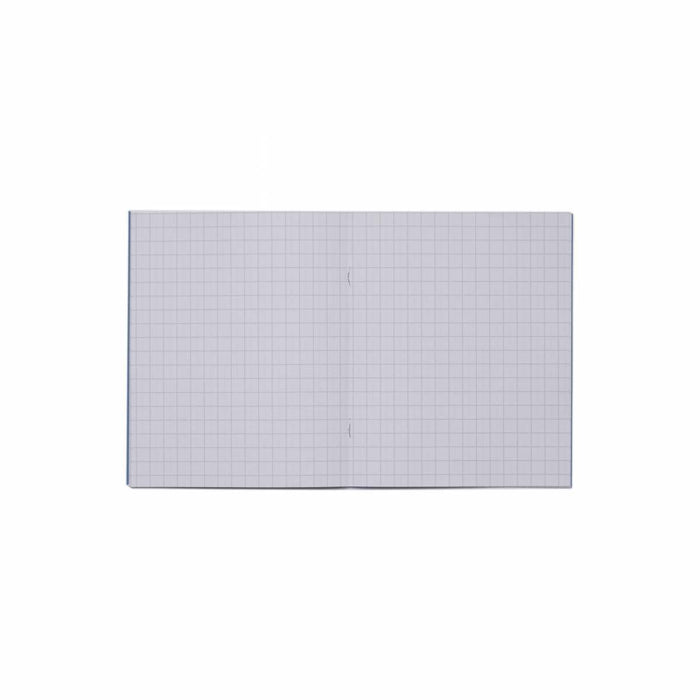 Rhino 8 x 6.5 Exercise Book 48 Page 10mm Squares S10 Light Blue (Pack 100) - VEX342-383-8