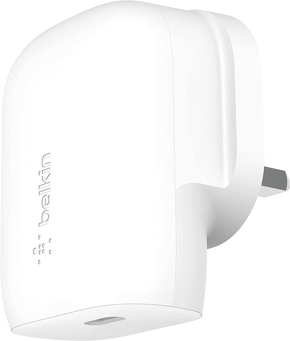 Belkin BoostCharge 30W USB-C PD PPS Wall Charger White