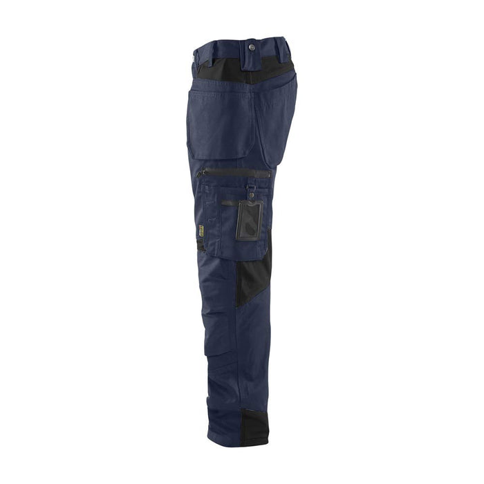 BLÅKLÄDER Trousers 15551860 Cotton, PL (Polyester) Dark Navy, Black Size 45S