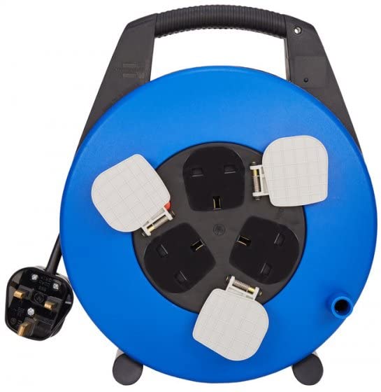 brennenstuhl Cable Reel Black,Blue 10m