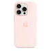 Apple - Back cover for mobile phone - MagSafe compatibility - silicone - Light Pink - for iPhone 15 Pro