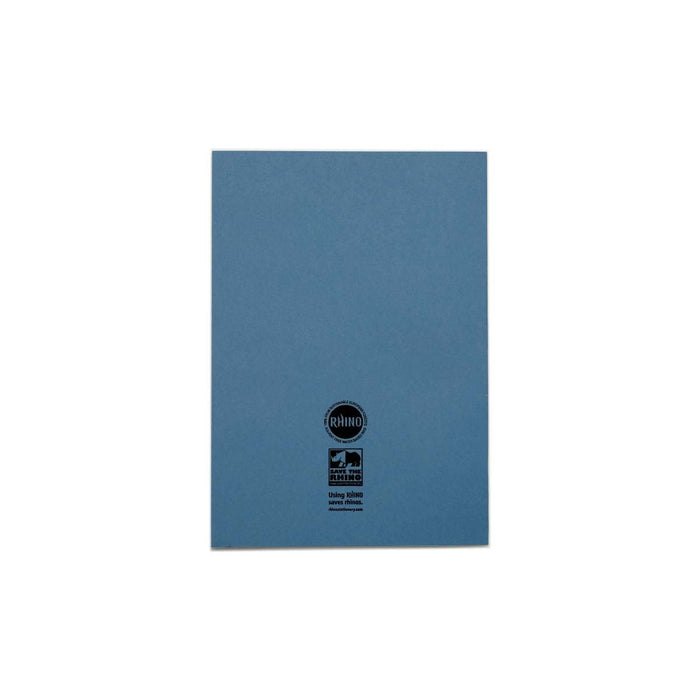 Rhino A4 Exercise Book 80 Page 20mm Squared Light Blue (Pack 50) - VEX668-3735-4